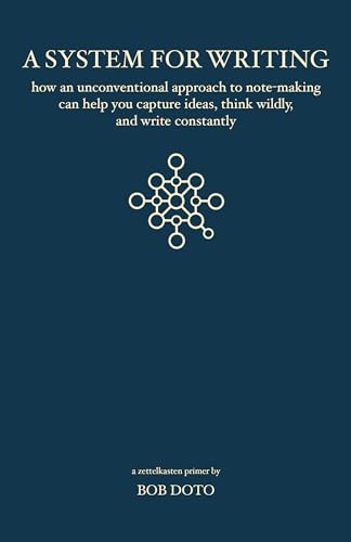 A System for Writing, by Bob Doto Book cover for A System for Writing