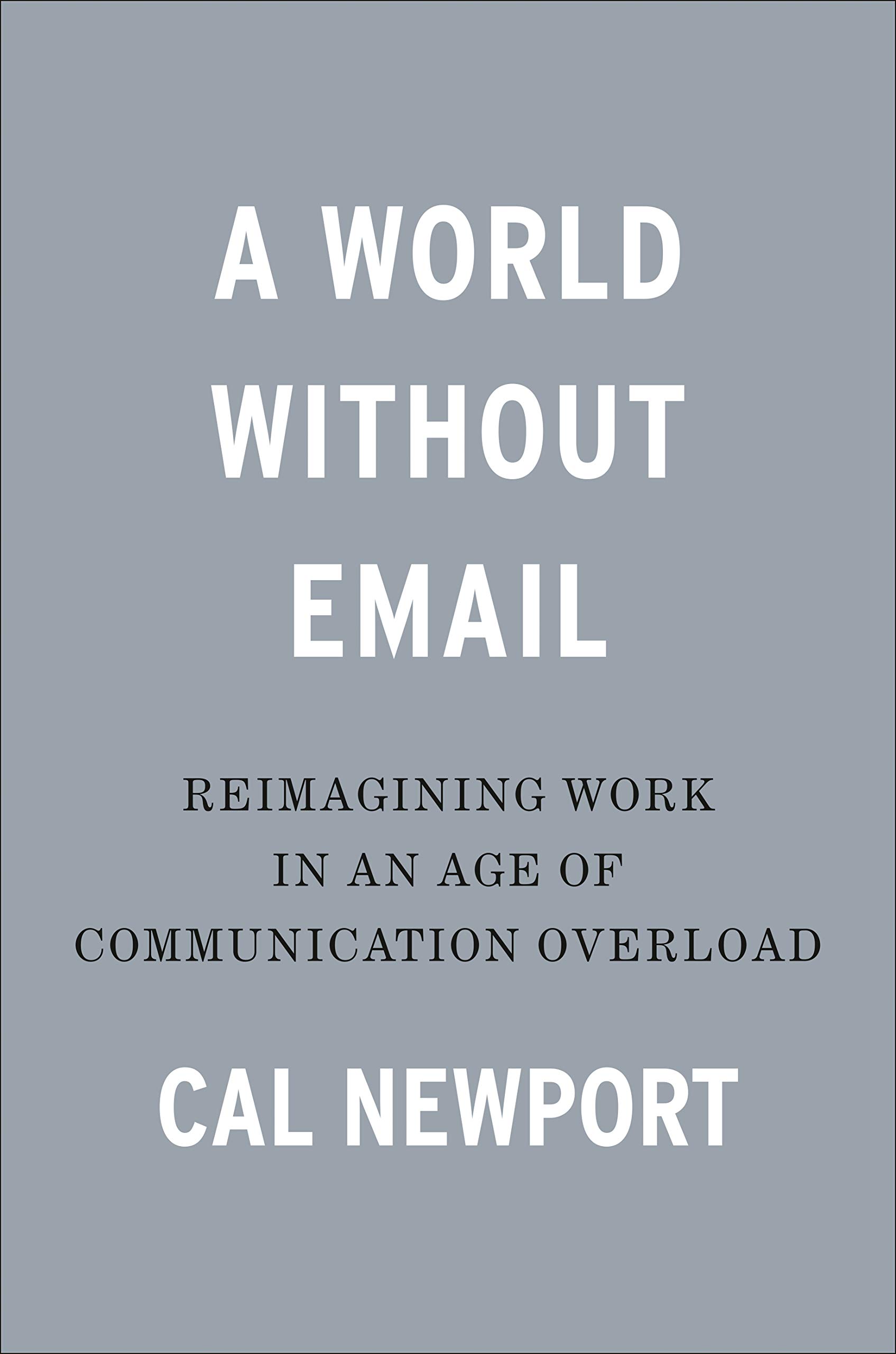 Book cover for A World Without Email