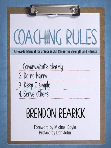 Coaching Rules, by Brendon Rearick Book cover for Coaching Rules