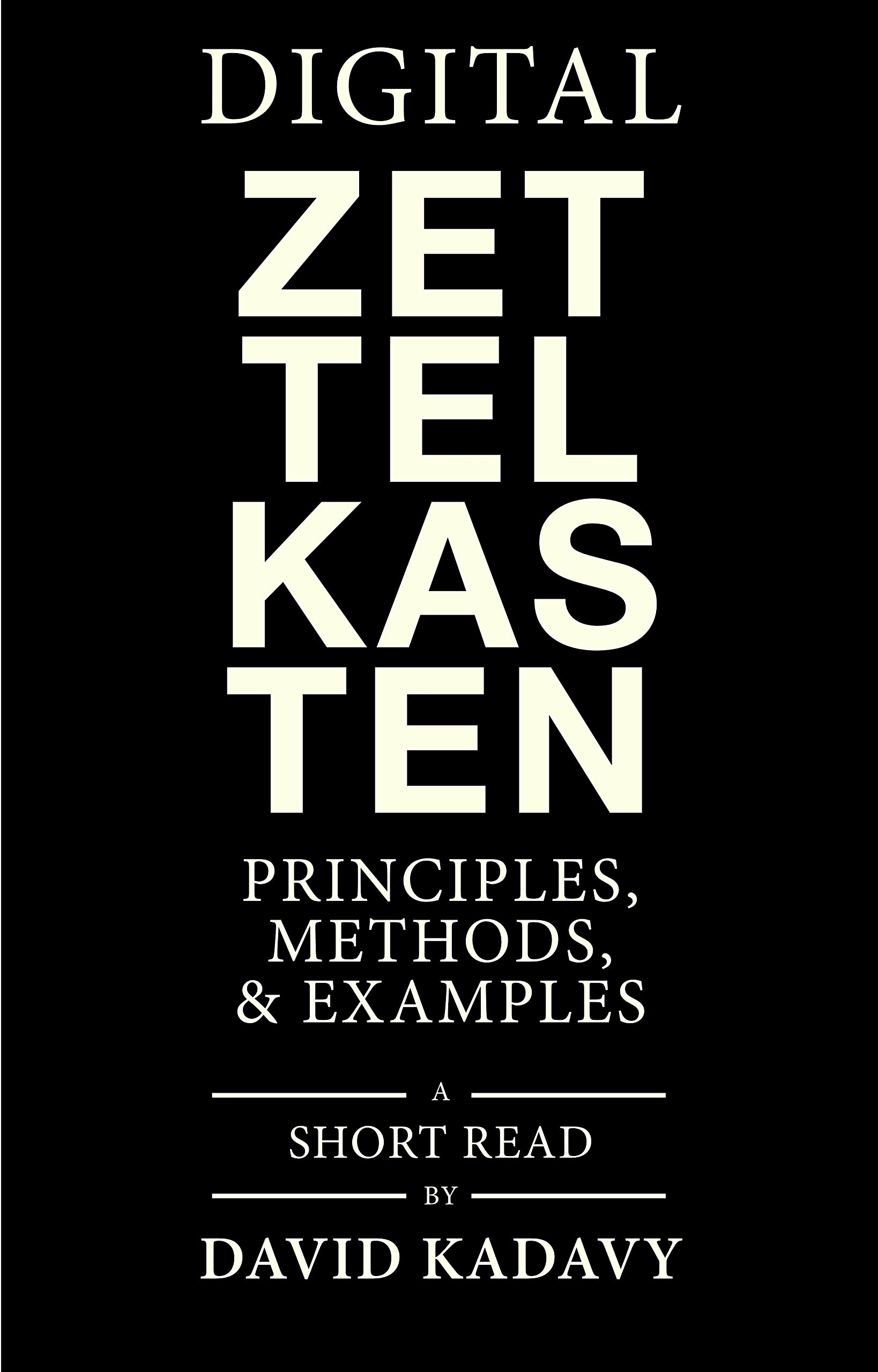 Book cover for Digital Zettelkasten