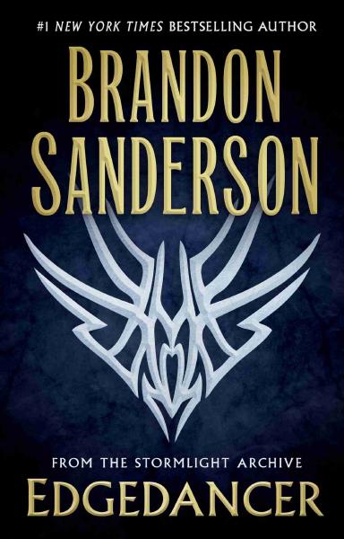 Edgedancer, by Brandon Sanderson Book cover for Edgedancer