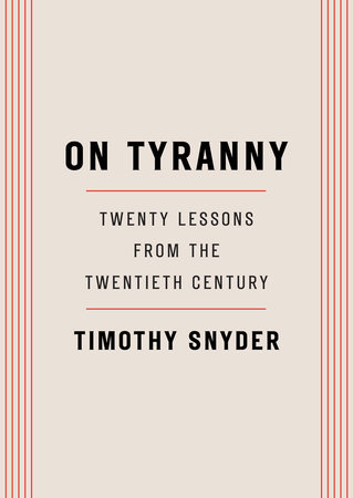 Book cover for On Tyranny