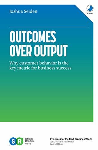 Book cover for Outcomes Over Output