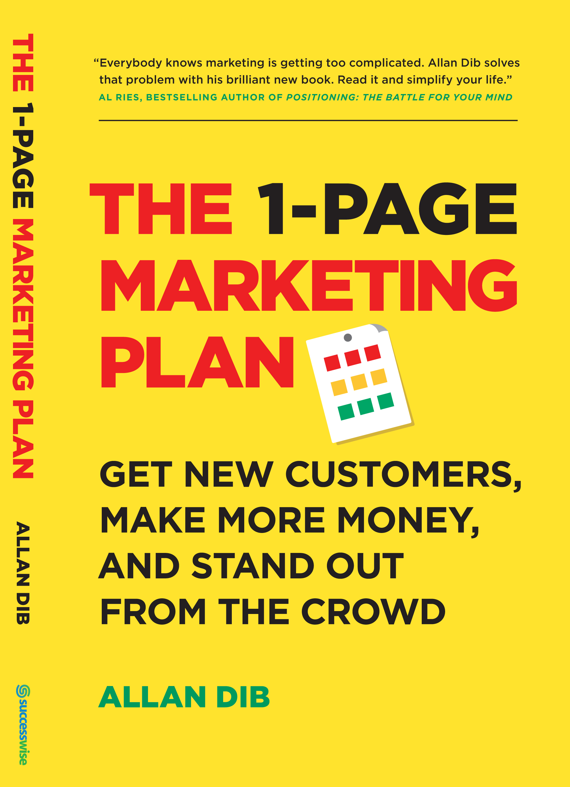 Book cover for The 1-Page Marketing Plan