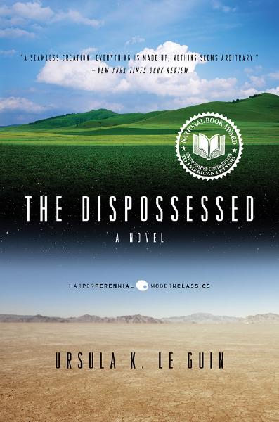 The Dispossessed, by Ursula K. Le Guin Book cover for The Dispossessed