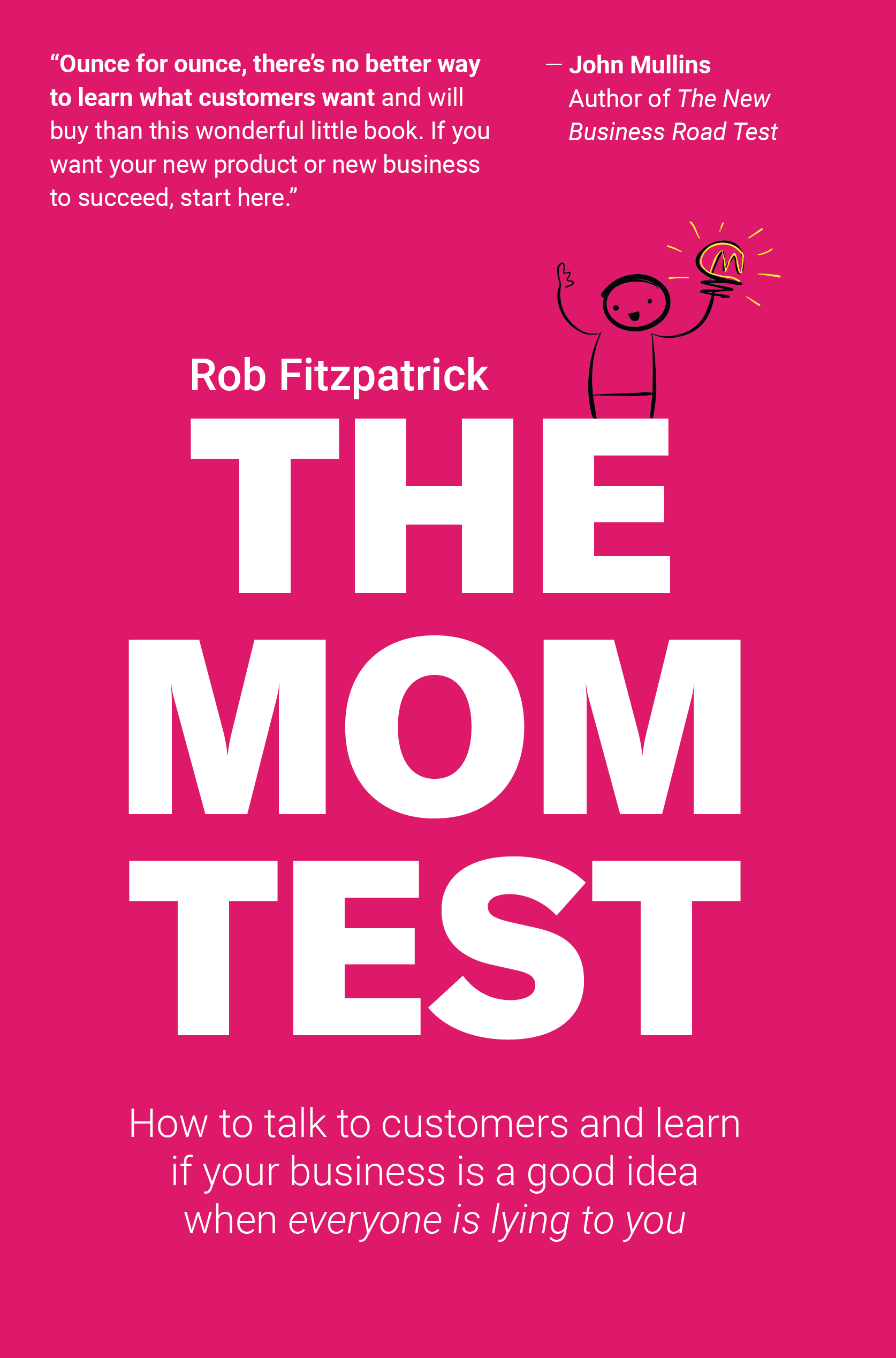 Book cover for The Mom Test