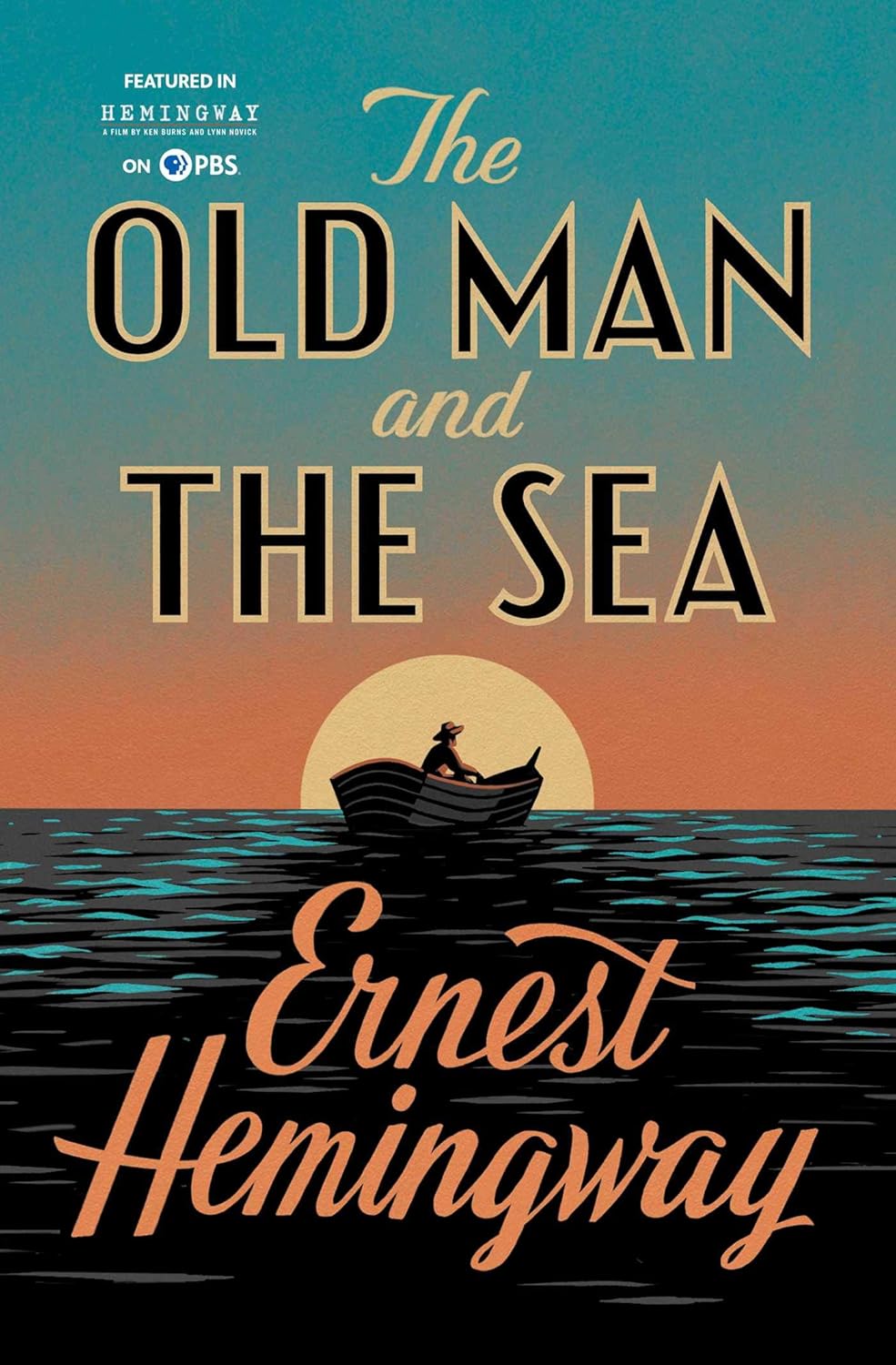Book cover for The Old Man and the Sea