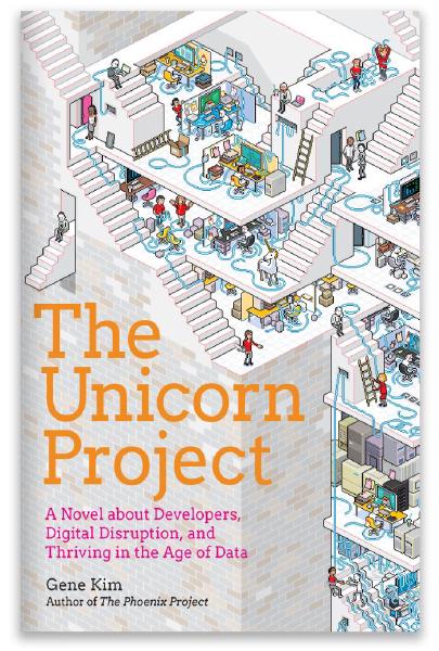 The Unicorn Project, by Gene Kim Book cover for The Unicorn Project