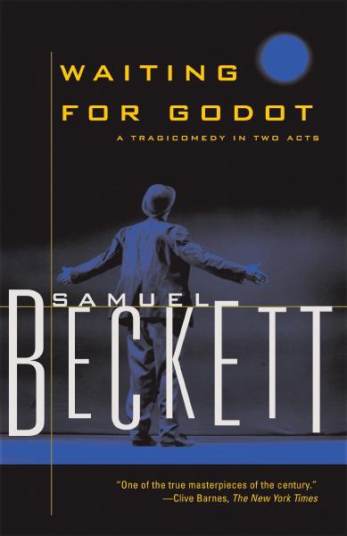 Waiting for Godot, by Samuel Beckett Book cover for Waiting for Godot