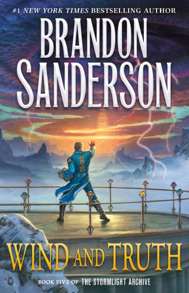 Wind and Truth, by Brandon Sanderson Book cover for Wind and Truth