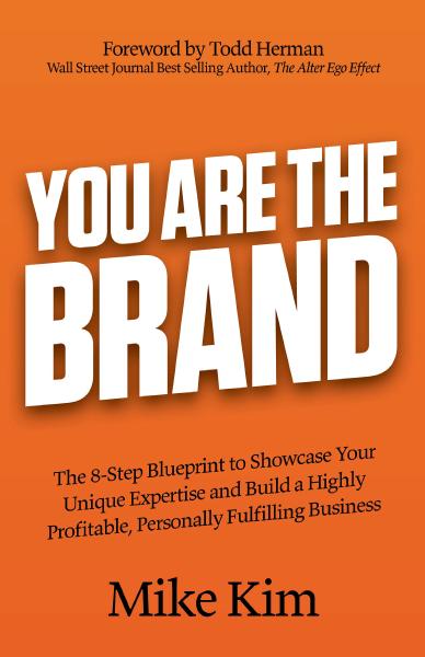 You Are The Brand, by Mike Kim Book cover for You Are The Brand