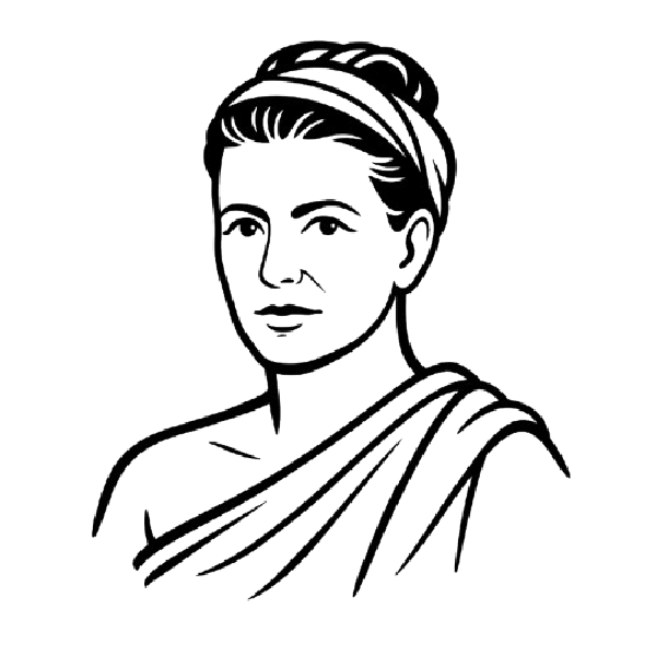 Portrait of Simone de Beauvoir